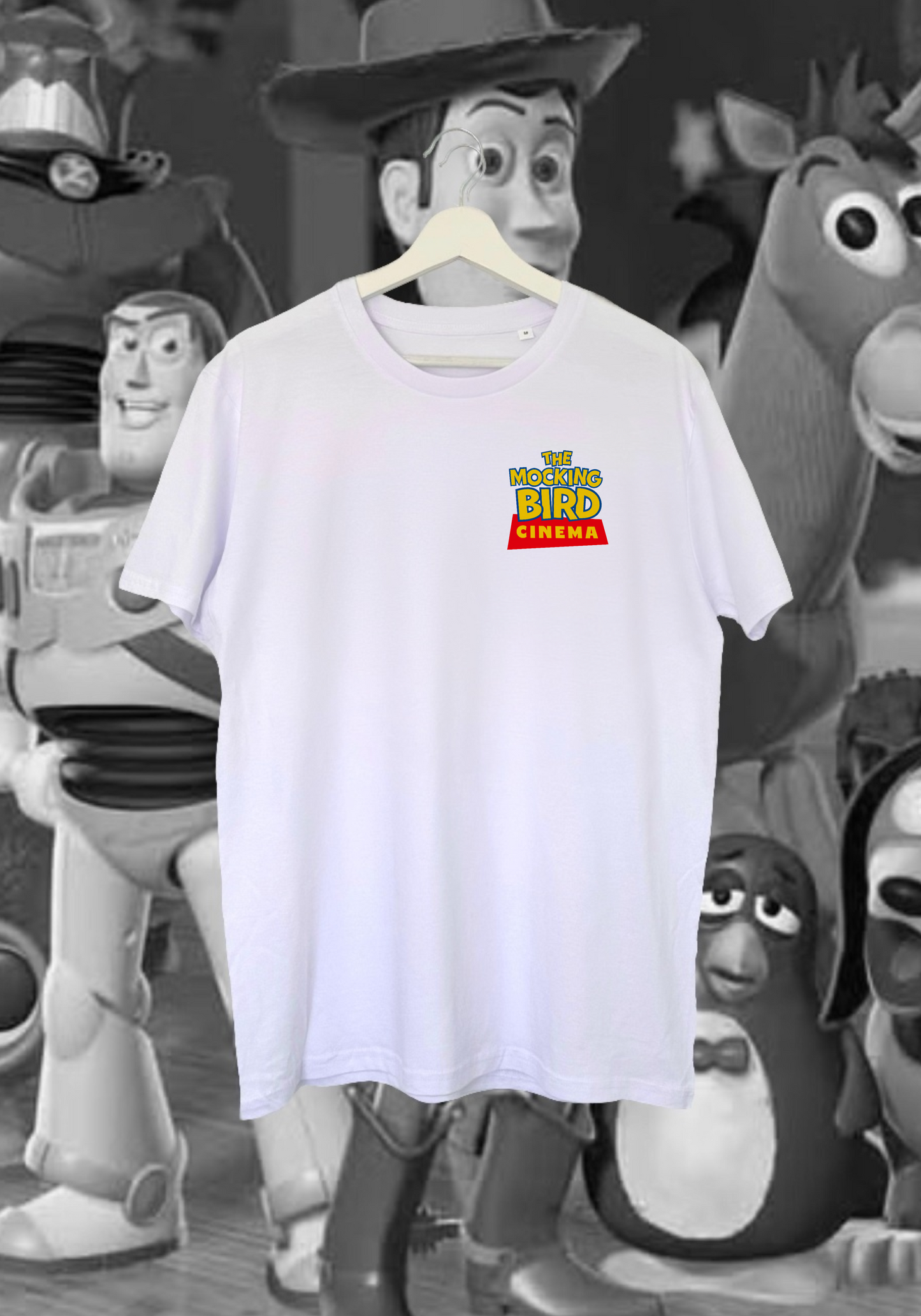 Mockingbird/BAM! BAM! Toy Story unisex t-shirt (white)