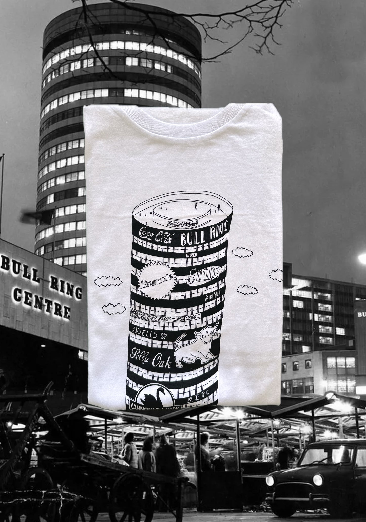 ROTUNDA unisex white t-shirt