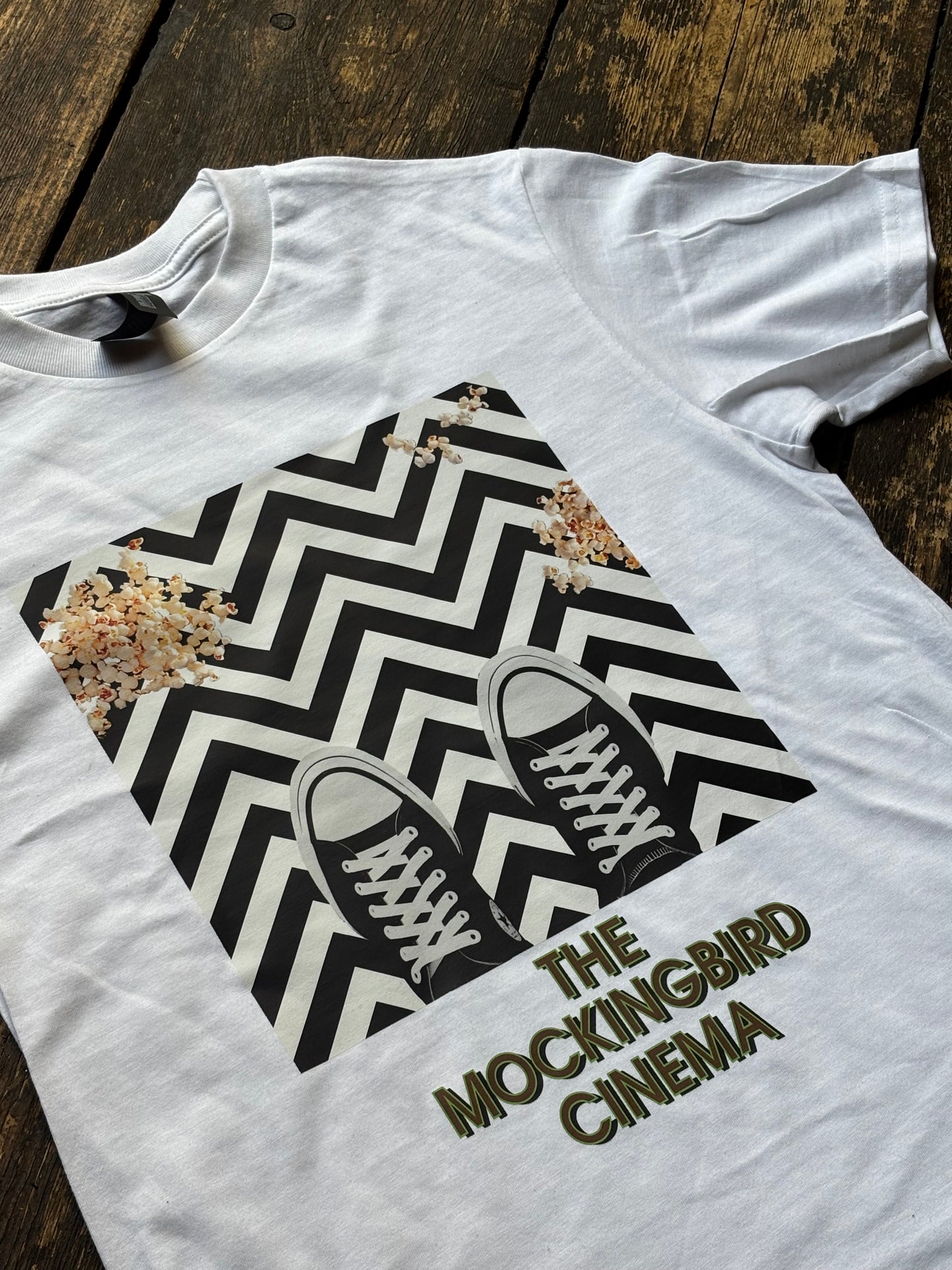 Mockingbird/BAM! BAM! Twin Peaks unisex t-shirt (white)