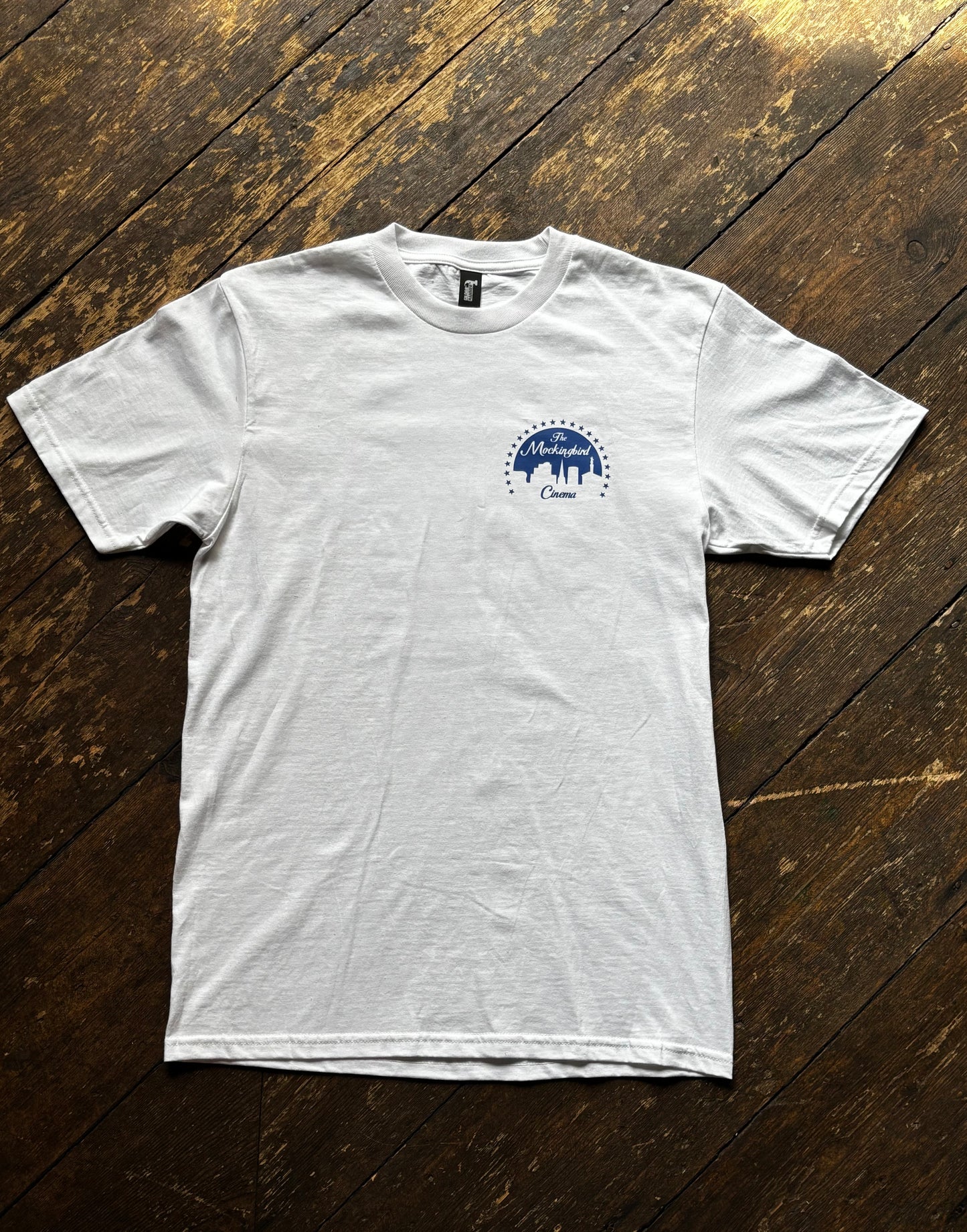 Mockingbird/BAM! BAM! unisex white t-shirt