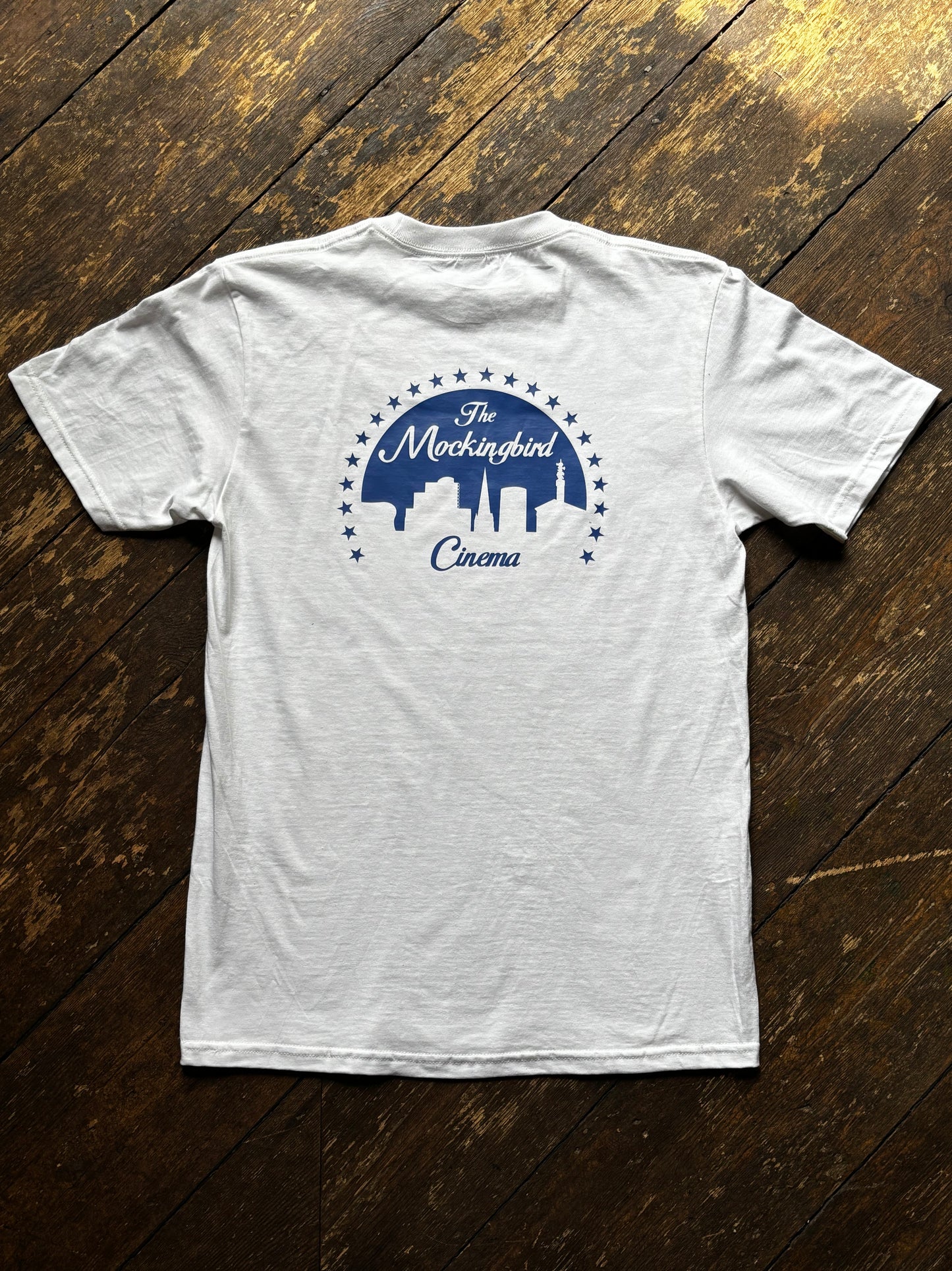 Mockingbird/BAM! BAM! unisex white t-shirt