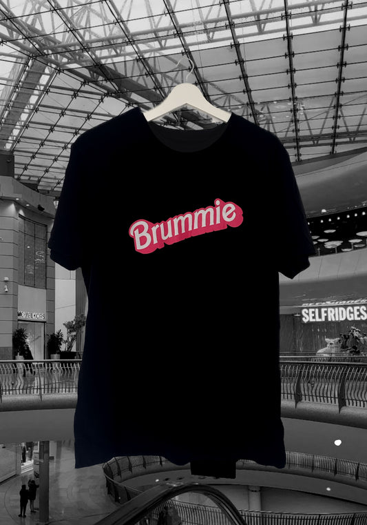 BRUMMIE unisex black t-shirt