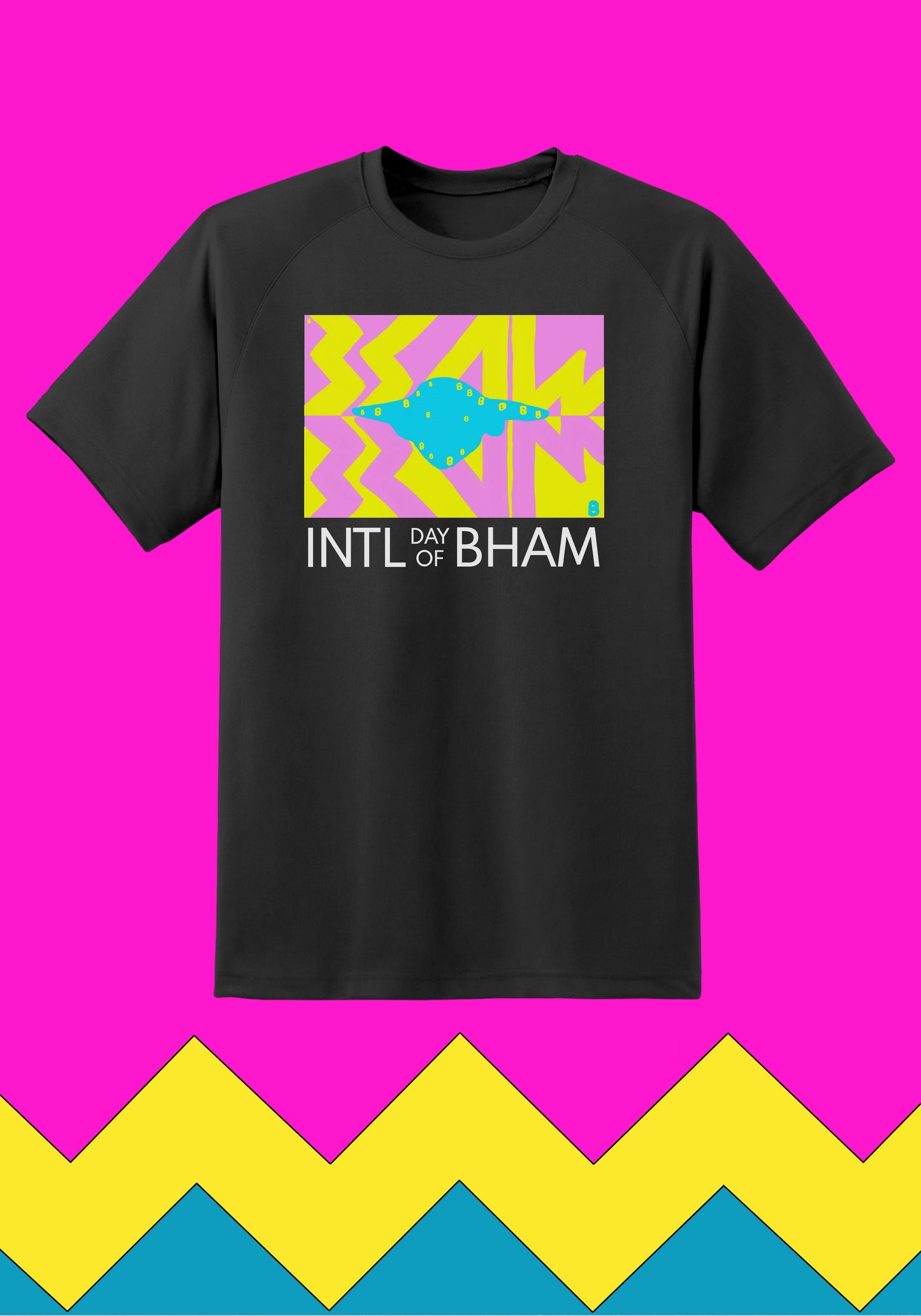International Day of Birmingham FLAG black