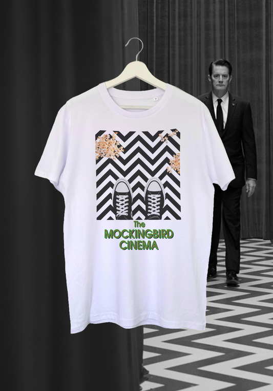 Mockingbird/BAM! BAM! Twin Peaks unisex t-shirt (white)