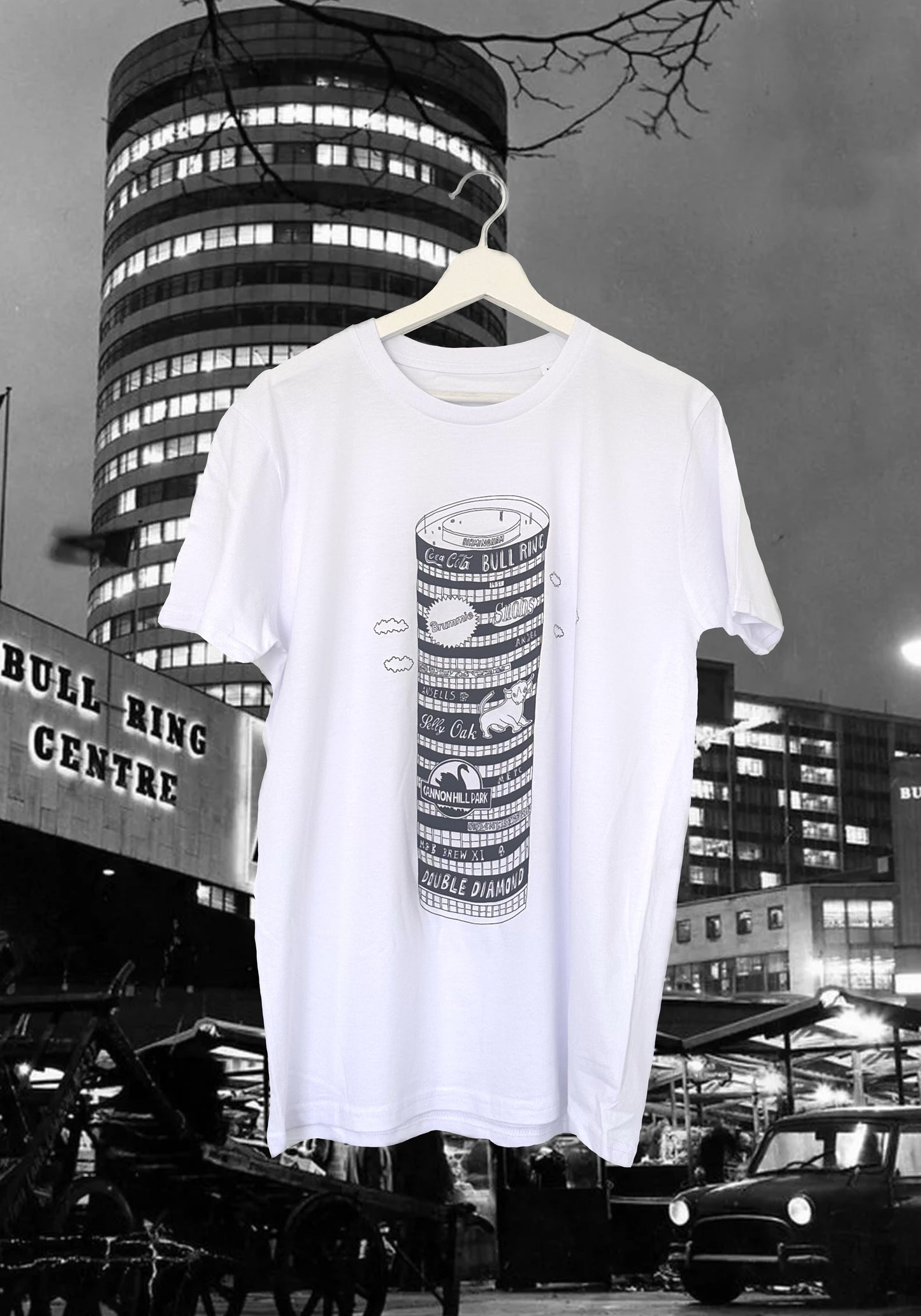 ROTUNDA unisex white t-shirt