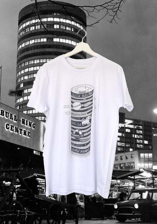 ROTUNDA unisex white t-shirt