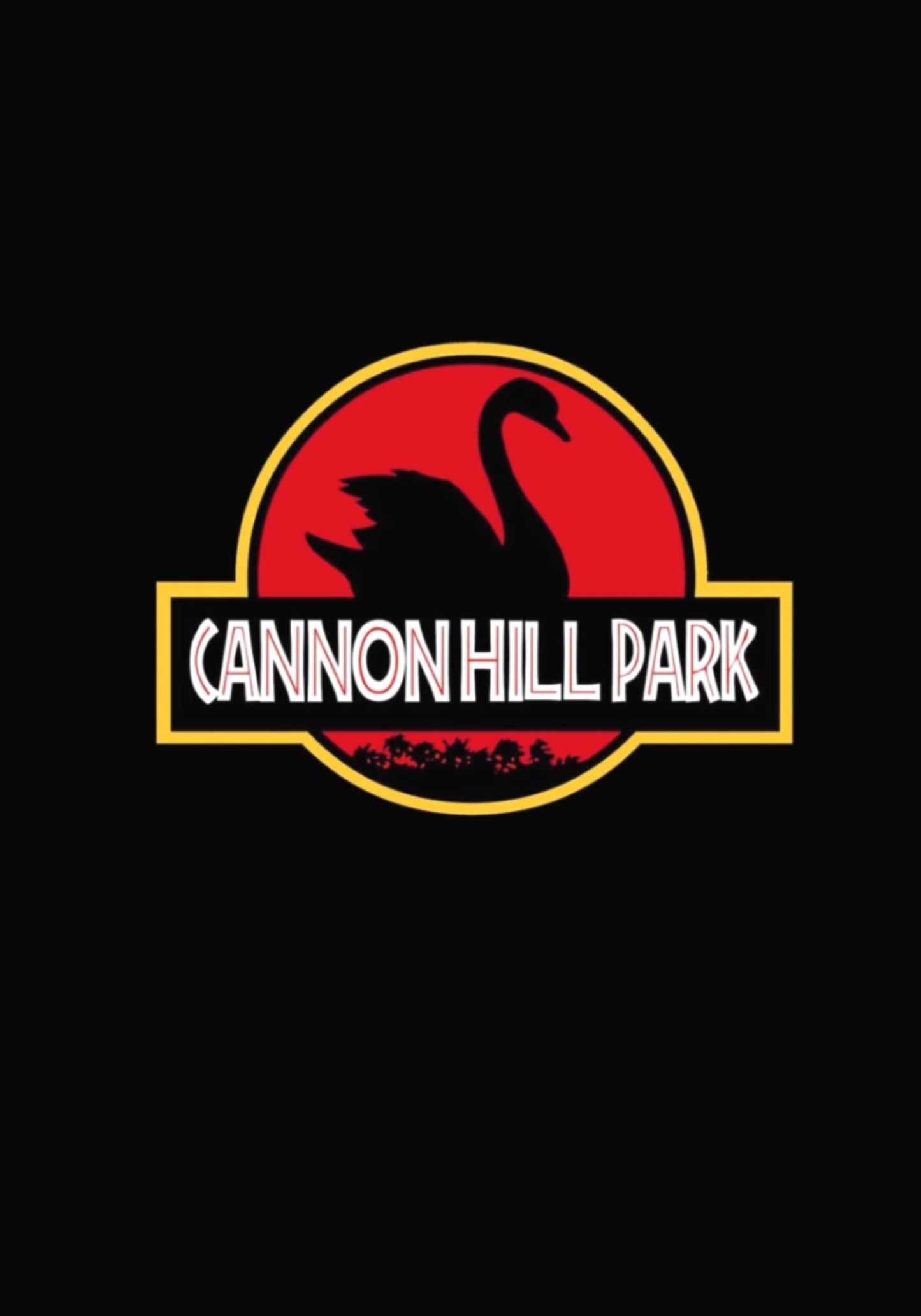 CANNON HILL PARK unisex black t-shirt